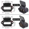 QS8-S Plug XT90 Plug Male and Female Modified Electric Motorcycle Charging Port Connector T-Shell(XT90S Female Set)