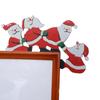 Elk Santa Claus Xmas  Navidad Door Frame Decoration Home Decor Door Trim Christmas  Ornaments