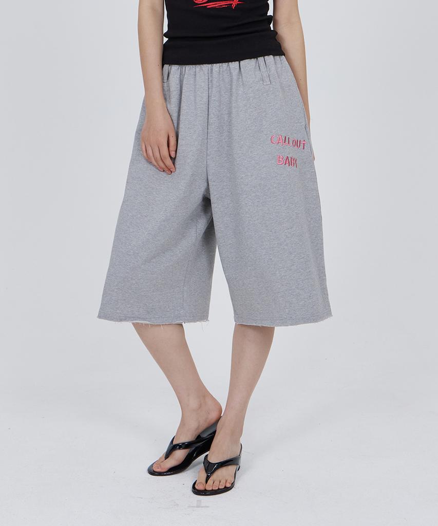 CONY Connie Callout Baby Sweat Shorts / Melange