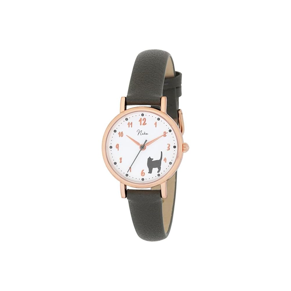 J-AXIS Animal Icon Watch Cat Black CF3A0018-BK