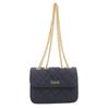 2024 Women's Versatile Denim Canvas Crossbody Bag with Diamond Chain