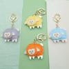 1Pcs Cute Cartoon Sheep Hanging Ornament 2027 Year Of The Sheep Pu Leather Pendant For Key Accessory Holiday Party Favor
