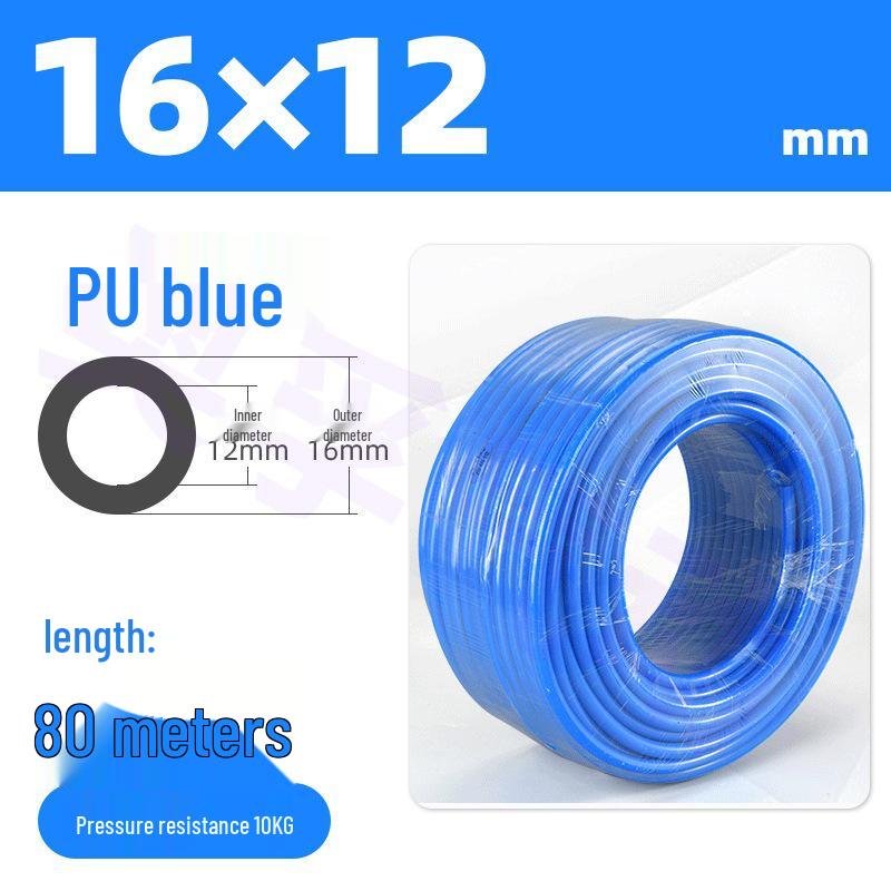 Transparent PU Air Hose for Compressors: Sizes 3-22mm