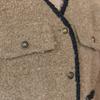 Maxza Black Line Wool Blend Boucle Jacket Zc11qj010on