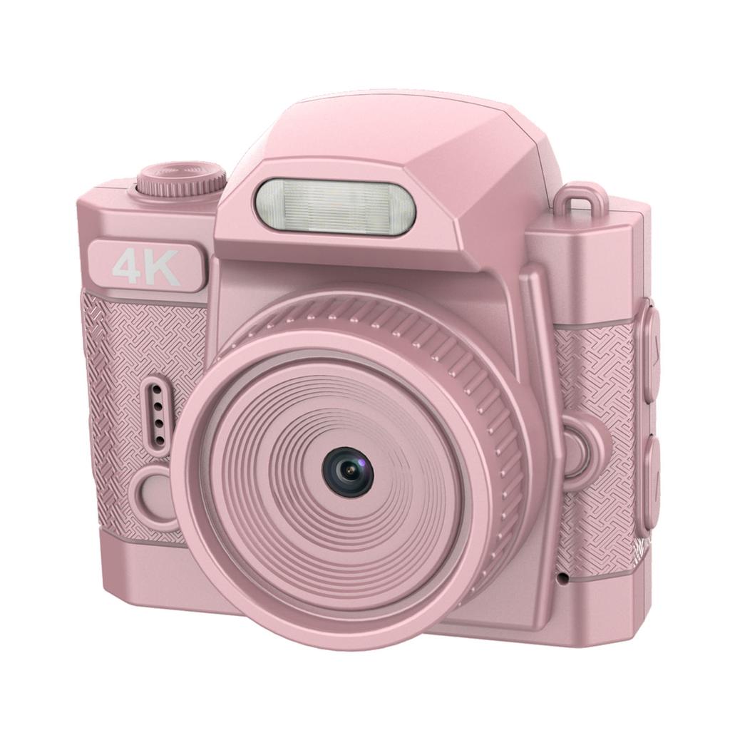 Keychain Digital Camera 64MP 4K Built in 19 Filter Effects 78 degrees  Wide Angle LED Fill Light HD Small Retro Video