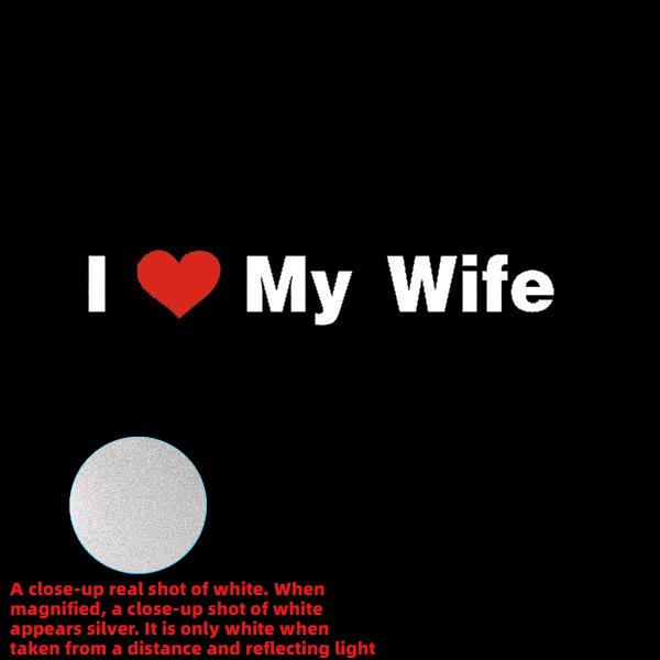

I Love My Wife Car Sticker Waterproof Vinyl Decal for Vehicle Body, Window & Bumper Romantic Expression Decoration decal