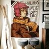 Holden Caulfield Wall Tapestry Aesthetic Wall Hanging Printed Fabric Blanket Decorative Tapestries for Bedroom Living Room Home Decor