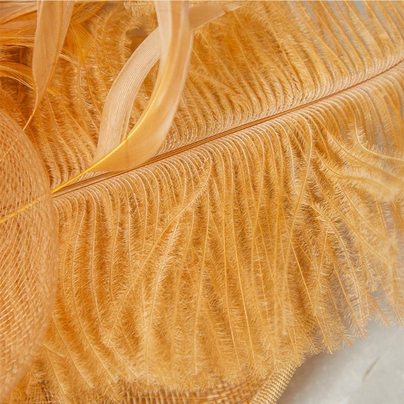 British Styles Women's Fascinator Beautiful Linen Brida Headwears Delicate Hat Adornment For Stylish Appearance