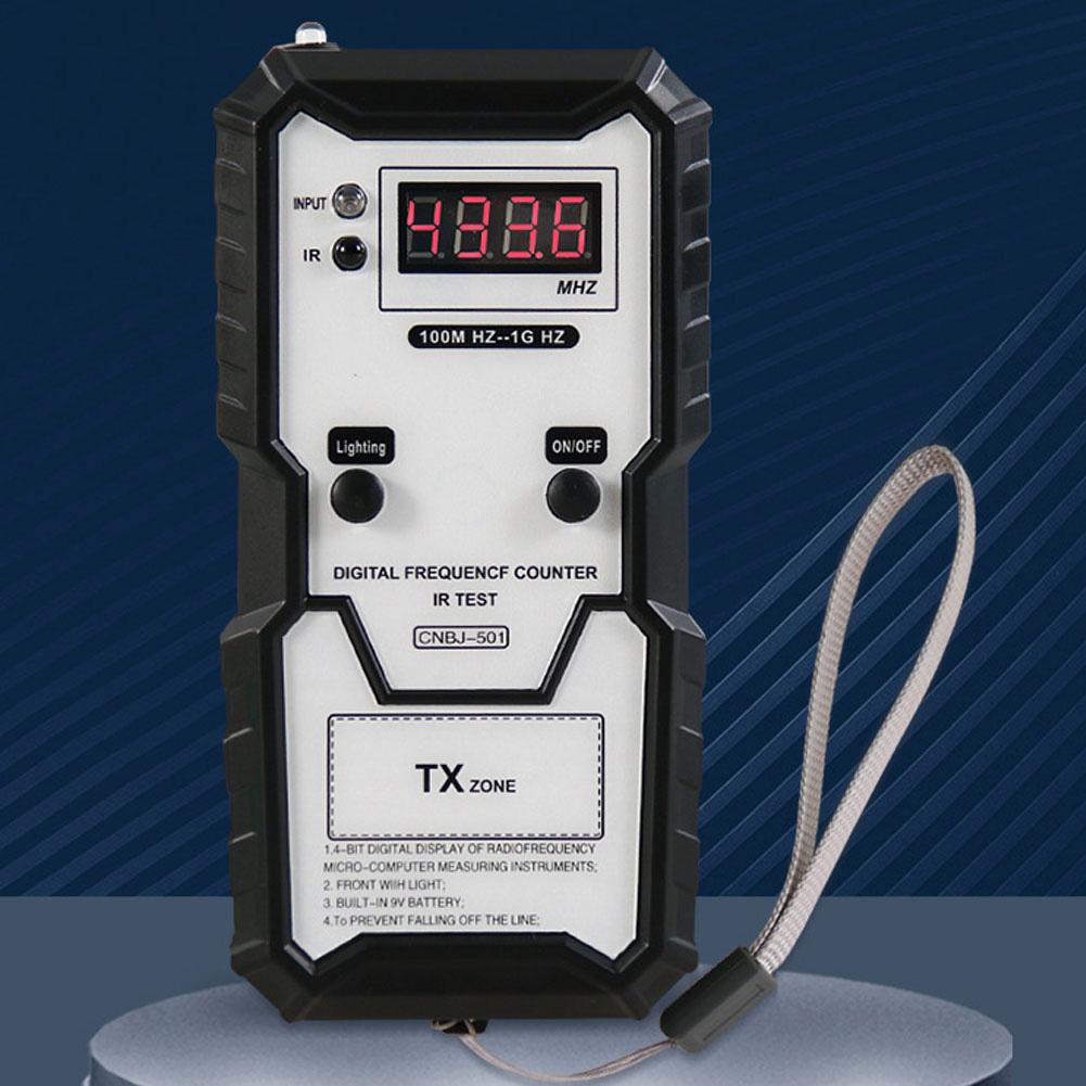 BJ-501 Infrared Frequency Tester 100M-1GHz 4-digit Digital Portable Wireless Remote Frequency Tester With Indicator Light