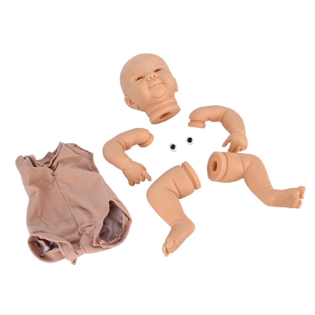 20in Reborn Doll Kits Vinyl Gentle Touch Lifelike Unpainted Unfinished DIY Baby Doll Parts