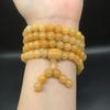 Natural Xinjiang Gobi Tricolor Jade Hand-Strung Bracelet/108-Bead Necklace
