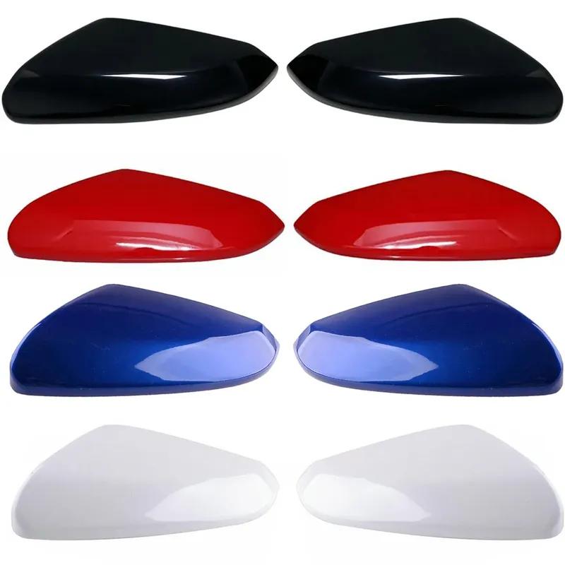For Honda 10th Gen Civic 2016- Car Replacement Rearview Side Mirror Cover Wing Cap Exterior Door Rear View Case Trim Black