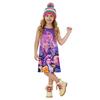 Children's Summer Round Neck Cartoon Print Dress