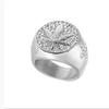 Anello da Uomo BAOSHINA Hip Hop Iced Out Alta Qualità Micro Pavé Anello Dito in Zirconia Cubica Anelli Quadrati per Uomo