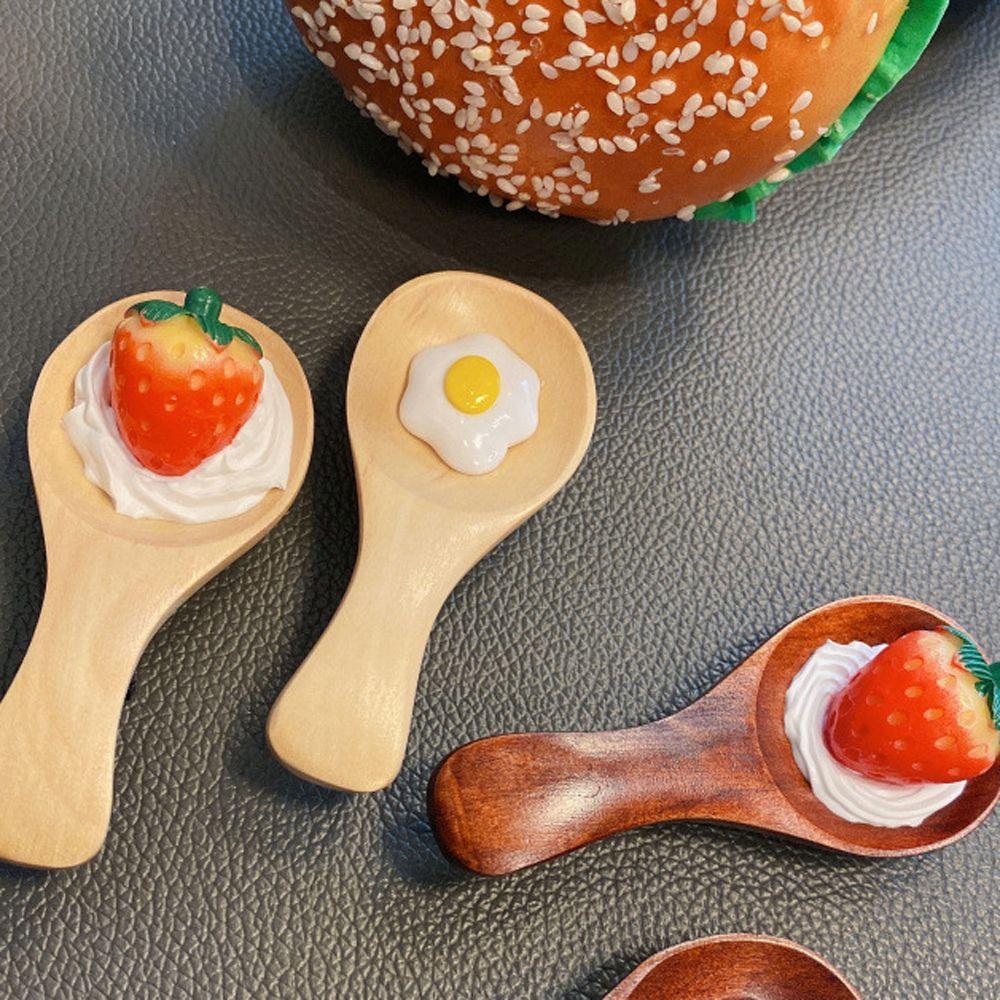 

Funny Egg Headwear Strawberry Spoon Hairpin Hair Accessories Girls Hairpin Korean Style Hair Clip nude-egg