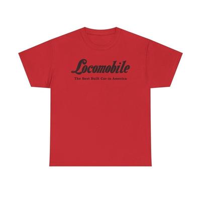 Locomobile Das am besten gebaute Auto in Amerika Vintage Schriftzug T-Shirt