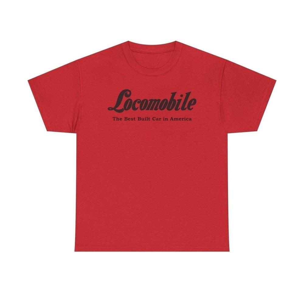 

Locomobile The Best Built Car in America Vintage Script T-shirt L