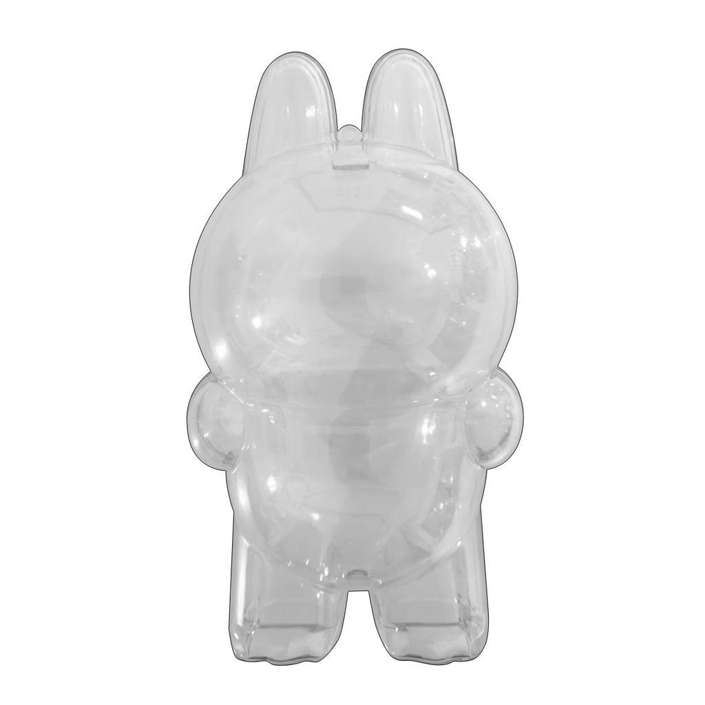 Lazy Beast Labubu Schachkönig Transparente Schutzhülle - Hohe Qualität