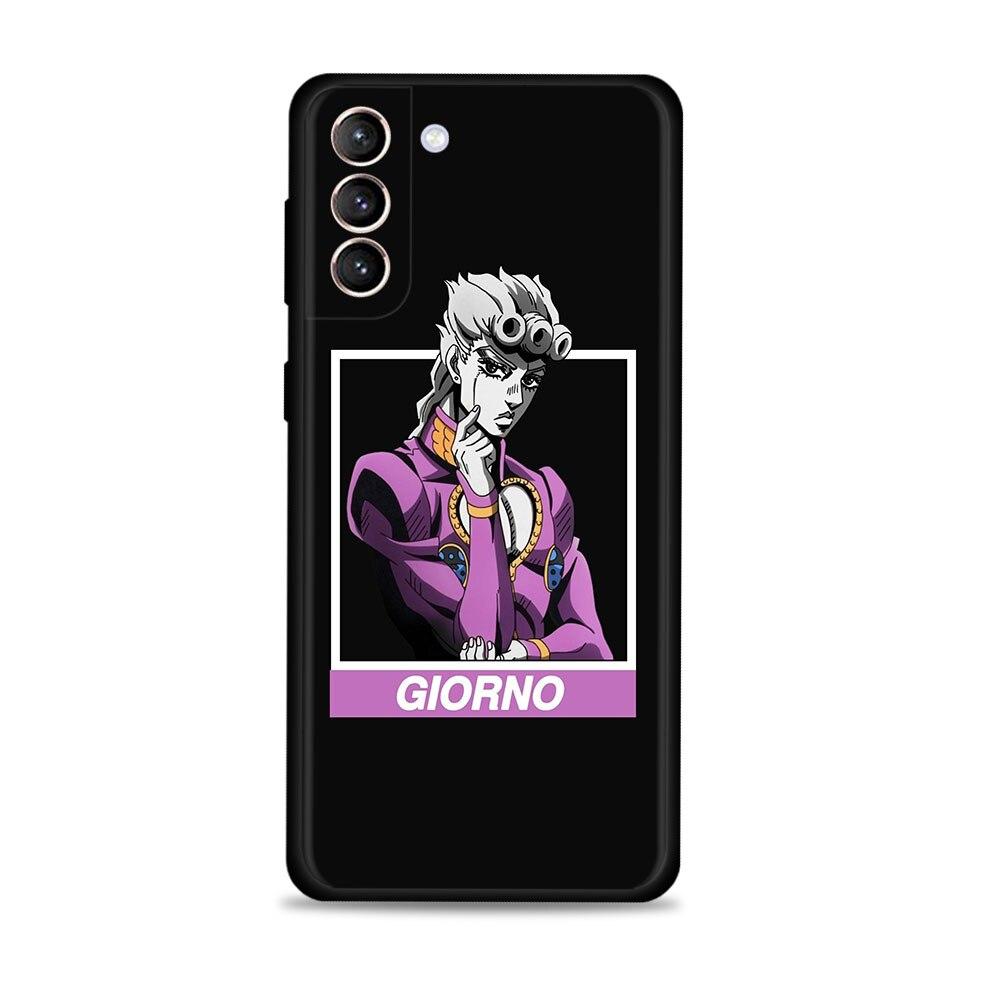 for Samsung s20 fe Case Galaxy s21 ultra s22 s10 s20 s8 s9 plus s22ultra Note 20ultra 10plus Funda Anime Boy Giorno Kilua Capa