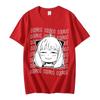 Anime Spy X Family Anya Forger Unisex T-shirts Short Sleeve Women TShirt Casual Harajuku T Shirt Fashion Unisex Streetwear Tees
