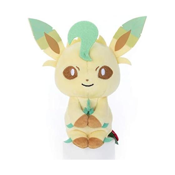 Pokemon Chokkori-san Leafeon Plush Toy Height Approx. 14cm