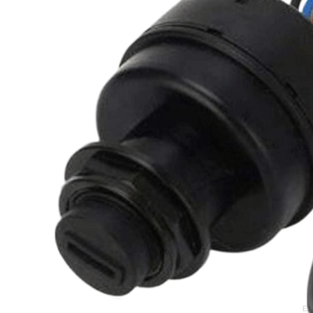 Boat Ignition Switch with Key Locking 6 Wire Connect Push Button Off Electric Lock for