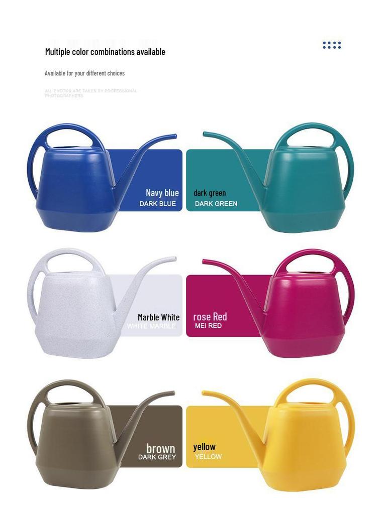 Durable Green Watering Can for Indoor/Outdoor Plants and Vegetables