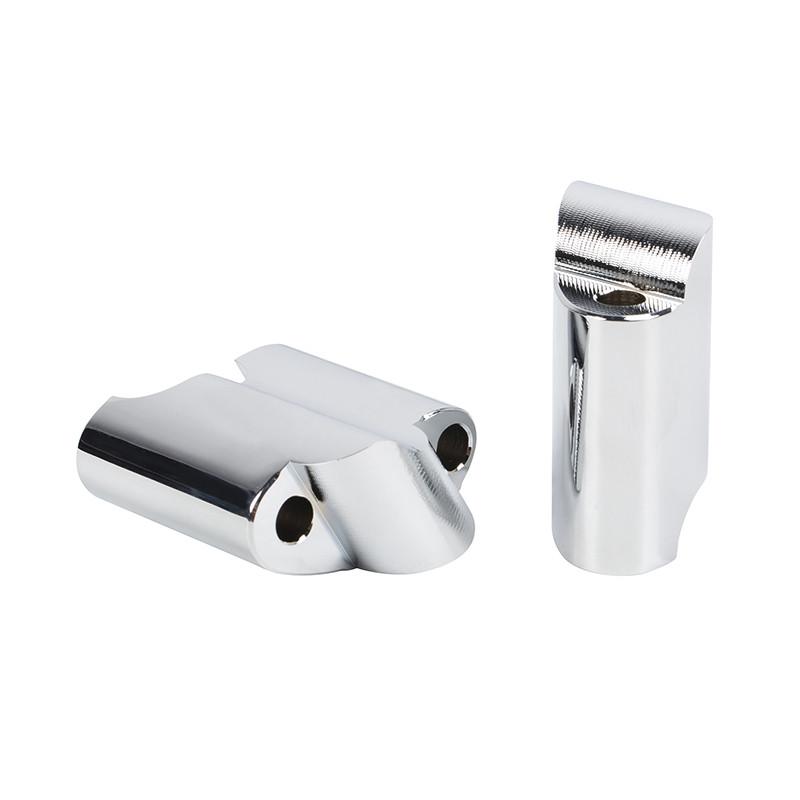 Motorcycle 2'' Rise Handle Bar Risers For Harley XL 1200X Forty-Eight 2010-2018 Handlebar Riser Mount Adapter