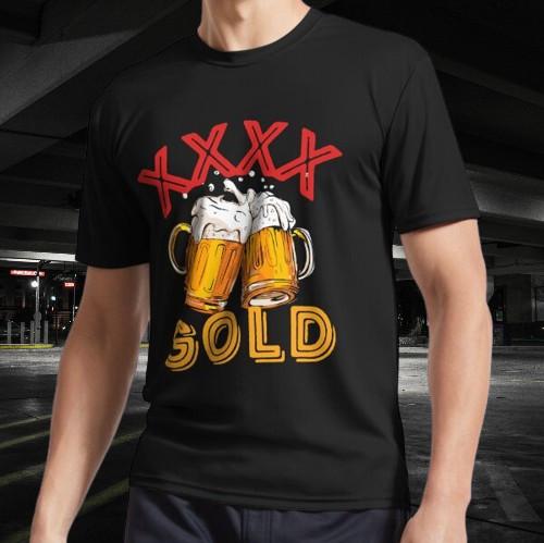 

XXXX Gold Australian Beer Active T-Shirt Funny Size S to 5XL 4XL