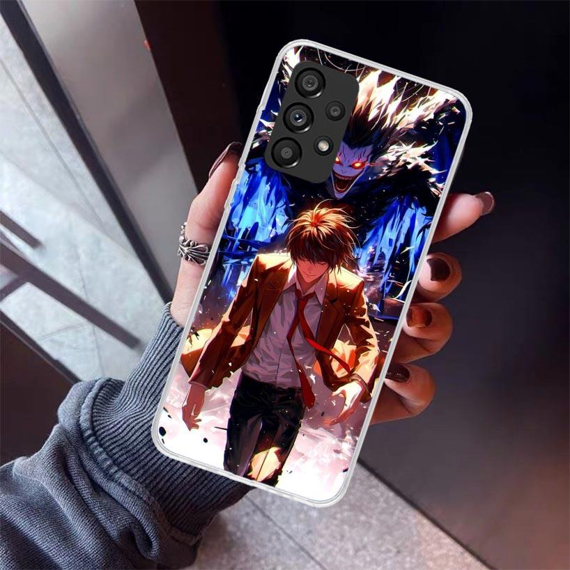 N-Note D-Death Anime Ryuk Phone Case For Samsung Galaxy A17 A57 A37 A16 A26 A36 A56 A15 A25 A35 A55 A14 A13 A54 A53 A34 A24 A33