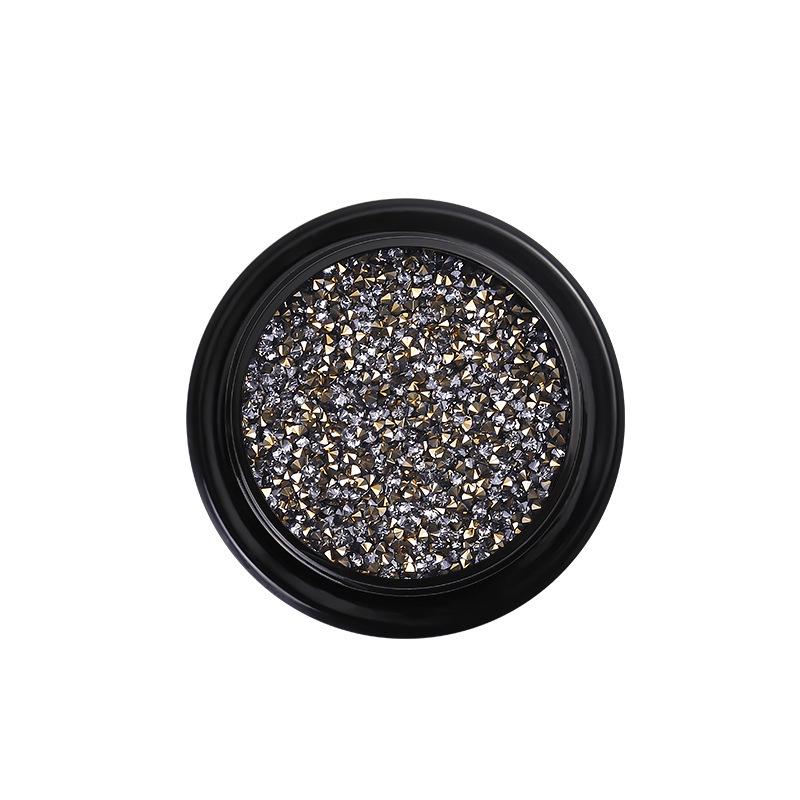 New York Storm Rhinestone Nail Art Stickers - Mixed Crystal Sand and Crushed Stone Accessories