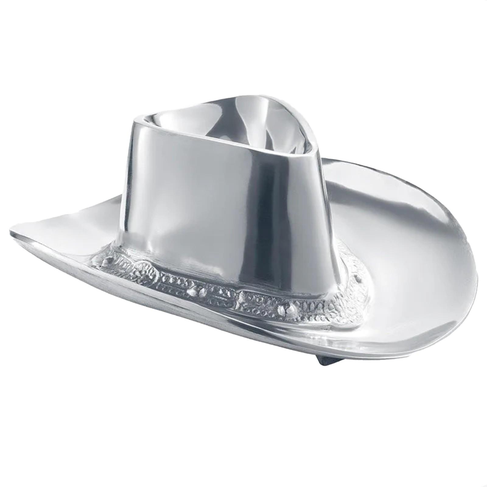 

A Snack Plate In The Shape Of A Cowboy Hat One Size