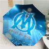 Marseille Print Automatic Umbrella, 8 Rib Iron Frame, Plastic Handle, Suitable for Outdoor Travel &Daily , Ideal Gift