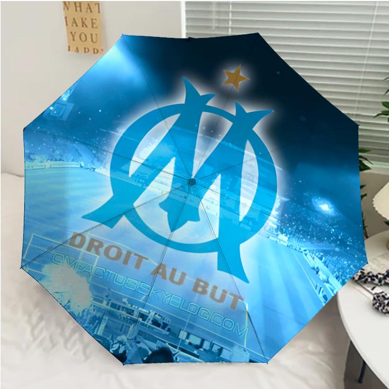 Marseille Print Automatic Umbrella, 8 Rib Iron Frame, Plastic Handle, Suitable for Outdoor Travel &Daily , Ideal Gift
