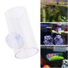 Betta Fish Tunnel Transparent Hollow Betta Fish Tube with Suction Cup for Resting Fish   Accessories