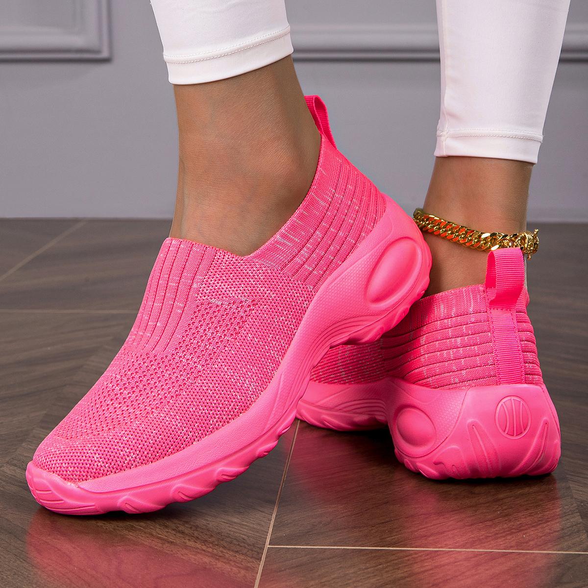 

Fashion Casual Shoes Sneakers ForWomen 2025 New Vulcanize MeshWomen Sneakers Slip On Sock LadiesFlat Shoes Shoes For Women 36