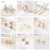 14K Gold Plated  Brass OT Clasps For DIY Jewelry Making, Big Size Toggle Clasps For Necklace Making Supplies Jewelry Findings