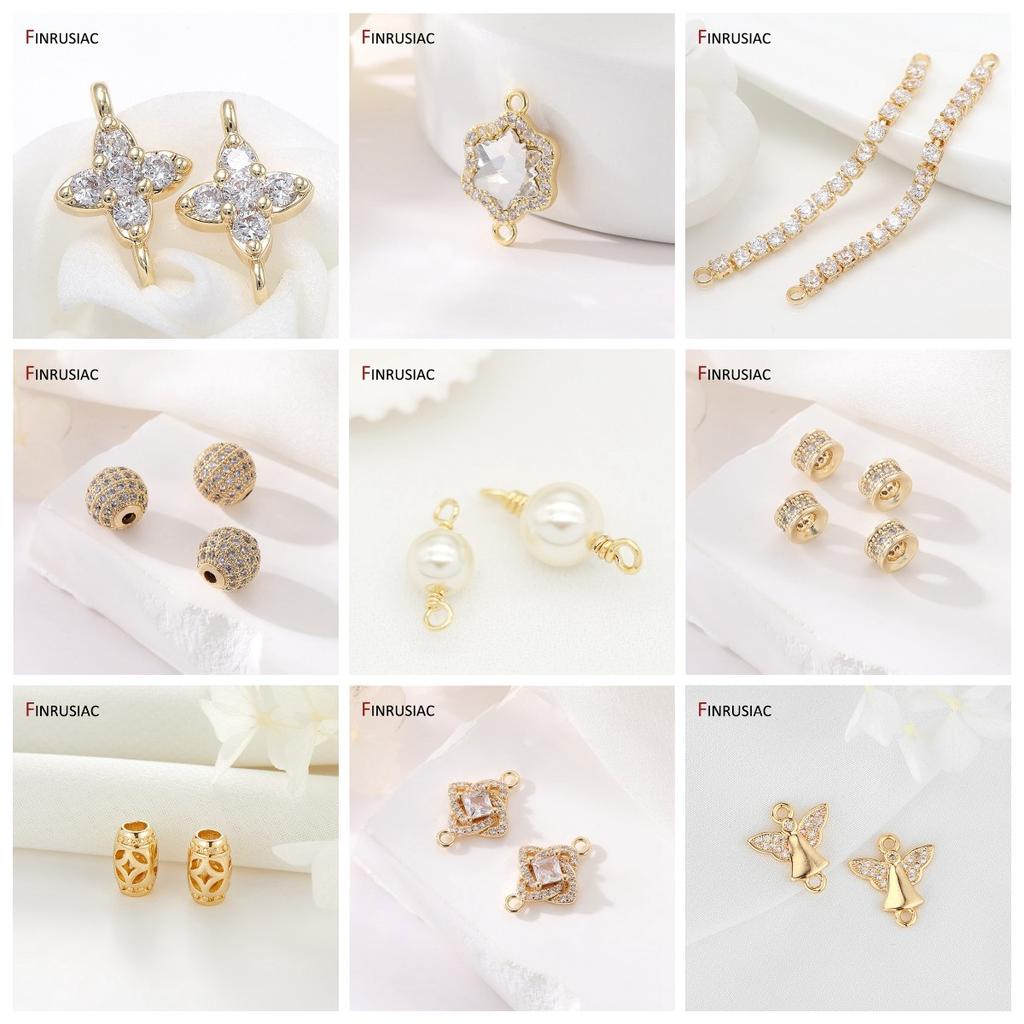 14K Gold Plated  Brass OT Clasps For DIY Jewelry Making, Big Size Toggle Clasps For Necklace Making Supplies Jewelry Findings