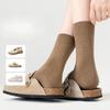Solid Color Casual Business Socks for Women, Spring and Summer Breathable and Sweat-absorbing Socks, All-season Cotton Socks