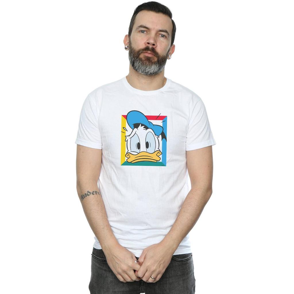 Disney Mens Donald Duck Panicked T-Shirt
