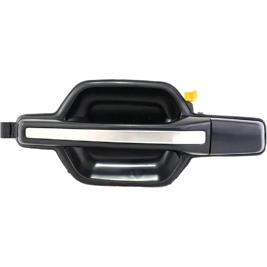 Exterior Door Handle Set Exterior Outside Door Handle/Fit for Mitsubishi Montero 2001-2006 Pajero 1999 5716A359XA MR970425 Chrome Black(Front Left