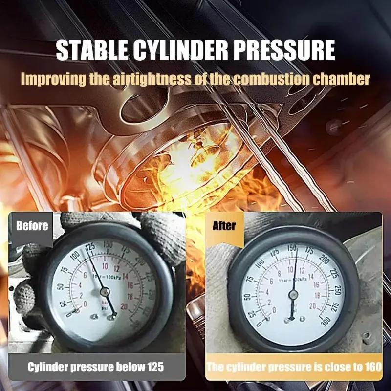 Engine Repair Additive 60ml Cars Engine Anti-Wear Protective Oil Safe Gentle Vehicle Care Cleaner Supplies for Sedans Trucks