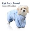 Quick-drying Dog Bathrobe Soft Dog Towel Cute Pet Bath Towels Cat