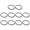 Bulk 10 Rubber Seal Rings For Cups Jars Practical Snacks Container Accessories Bottles Lid Replacement Parts