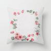 Floral Plant Patterns Throw Pillow Cover With Short Plush Print For Living Room Sofa Decoration Cushion Cover Pillow Covers