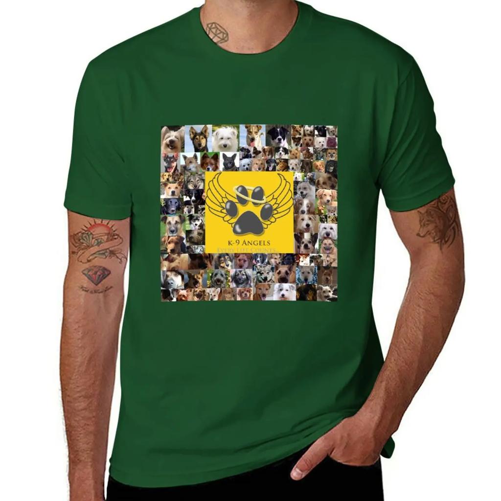 K-9 ANGELS RESCUE COLLECTION T-Shirt plus size tops Aesthetic clothing summer top hippie clothes t shirts