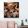 New Arrival 5D DIY Full Circle Diamond Painting "Cute Calf" Embroidery Cross Stitch Home Decor Gift