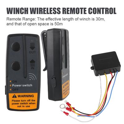 Drahtlose Fernbedienung Bergungskit 72W Universal für Jeep Offroad ATV Anhänger 2.4G 12V 24V Elektrische Winde Schalter Controller