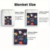 Dungeons & Kitties 2D Flat Pattern Flannel Blanket High Quality All Seasons Warmth and Comfort Perfect for Christmas Gifts.SMT0917207