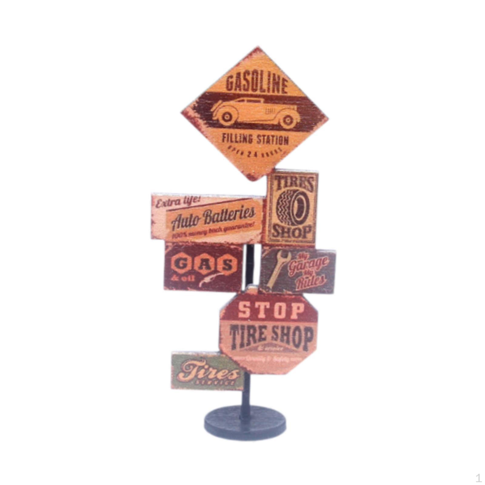 

Деревянный указатель для кукольного домика своими руками, компактный, для украшения рабочего стола Style C